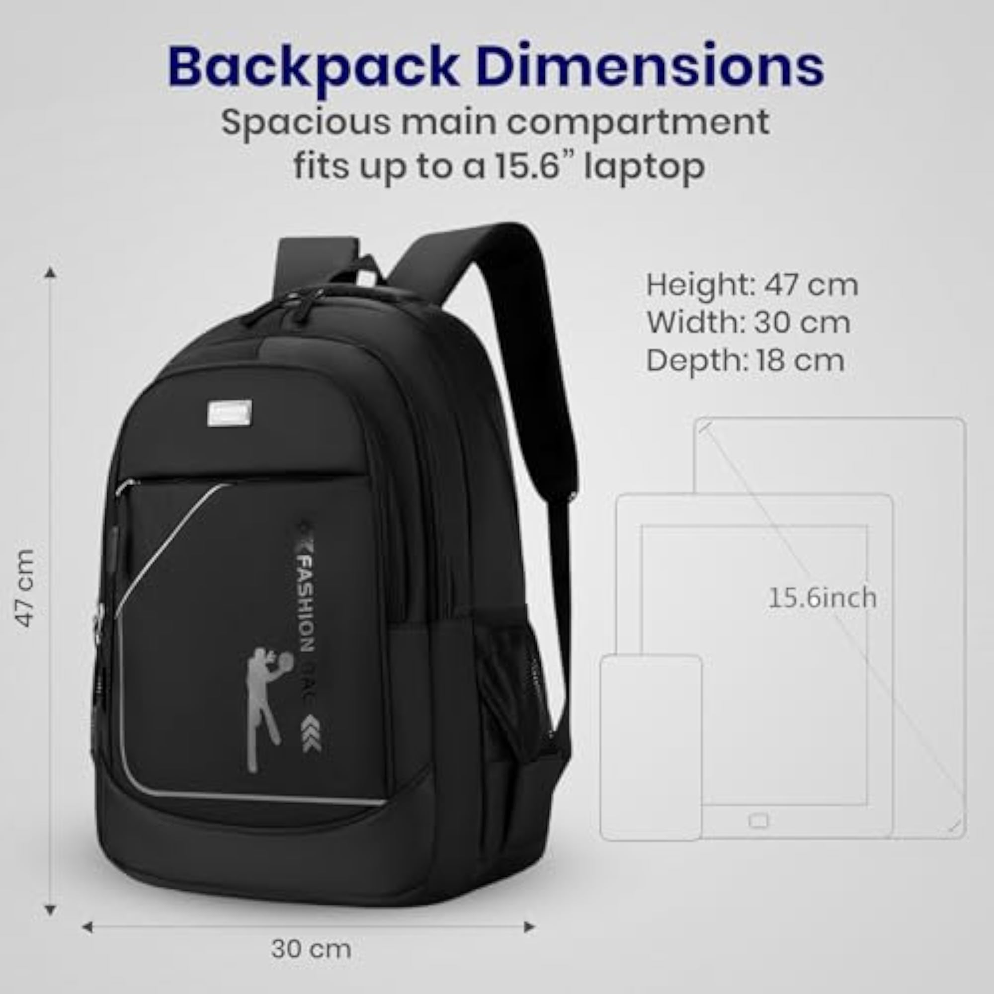 Stylish Lightweight Casual Daypack for Men & Women